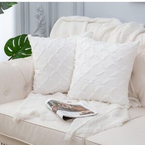 Set of 4 Decorative Boho Throw Pillow Cover